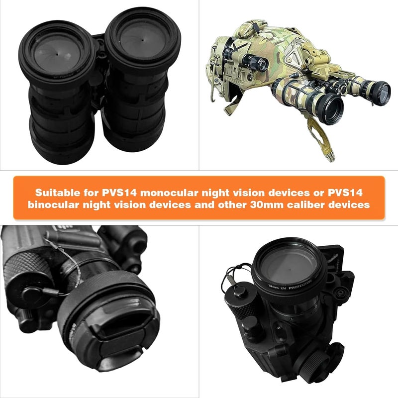 Folisobo Adjustable Iris Aperture Diaphragm Filter Pack M30 to M37 Iris Aperture Diaphragm Adapter Optical Diaphragm 1.5-26mm Lens Module Adapter Ring PVS-14 PVS 14 (Adjustable Iris Filter Kit*2) - Image 2